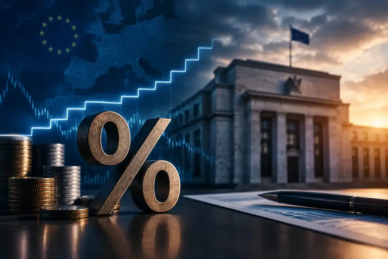 Analyse graphique de l'impact des taux directeurs sur l'économie structurelle européenne