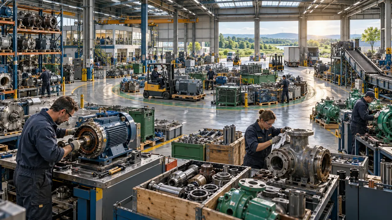 L’économie circulaire du matériel industriel réduit les coûts en privilégiant le réemploi