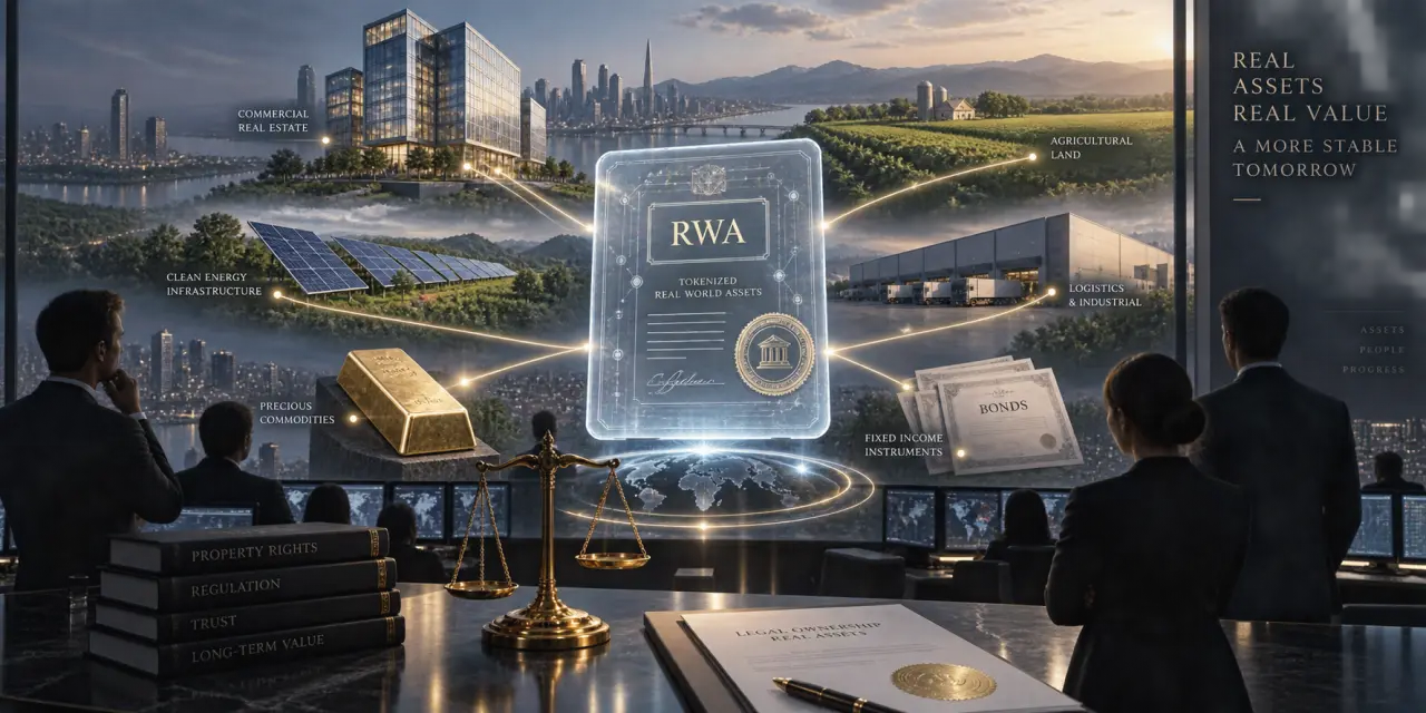 RWA : un droit sur un actif réel, pas une cryptomonnaie classique