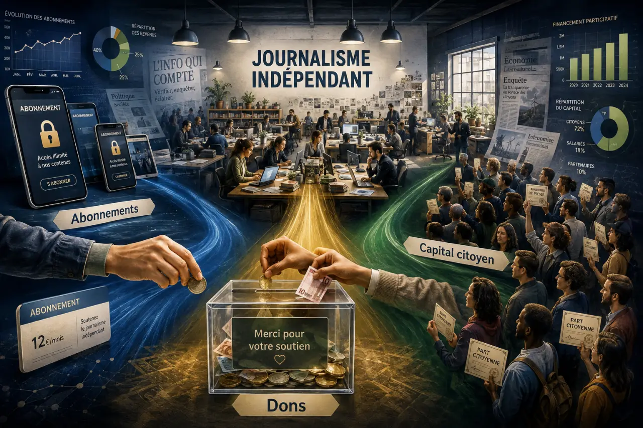 Comment le journalisme indépendant se finance-t-il aujourd’hui, entre abonnements, dons et capital citoyen ?